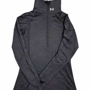 Under Armour Women’s Dark Gray 1/2 Zip Performance Pullover